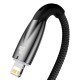 USB-C laidas, skirtas Lightning Baseus Glimmer Series, 20W, 1m (juodas)