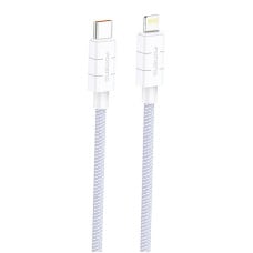 USB-C laidas su Lightning Foneng XS02 PD27W, 1.2 m (apvalus)