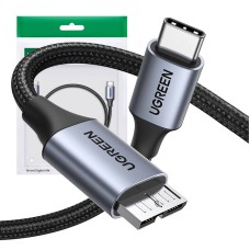 Cable USB-C to MicroUSB UGREEN 15232, 1m - space gray