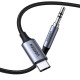 UGREEN CM450 USB-C - AUX 3.5mm cable 1m black