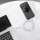 Baseus High Density Braided USB-C - Lightning cable 20W PD 2m - White