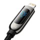 Baseus USB-C-Lightning Display cable PD 20 W 2m - Black