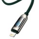 Baseus USB-C-Lightning Display cable PD 20 W 2m - Green