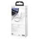 Baseus High Density Braided USB-C - USB-C Cable 100W 1m - White
