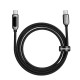 USB to USB-C Baseus cable 100W, 2m - black