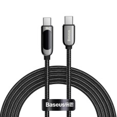 USB į USB-C Baseus laidas 100W, 2m - juodas