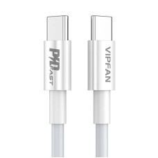 USB-C - USB-C cable VFAN P02 1m - White
