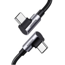 UGREEN US335 Kampinis USB-C kabelis 5A 100W 1m - Juodas