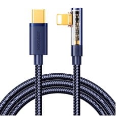 USB-C žaibo kampo kabelis 20 W 1.2 m Joyroom S-CL020A6 (niebieski)