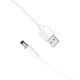 USB į DC 5.5 mm maitinimo kabelis 1.5 m ventiliacijos CEYWG (baltas)