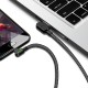 USB į USB-C laidas Mcdodo CA-5280 LED, 0.5 m (juodas)