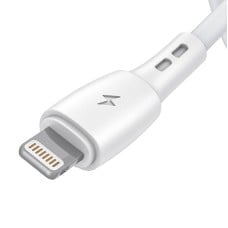 USB - Lightning cable VFAN Racing X05 3A 1m - White