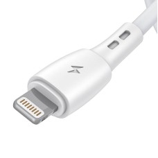 USB Lightning cable VFAN Racing X05 3A 2m - White