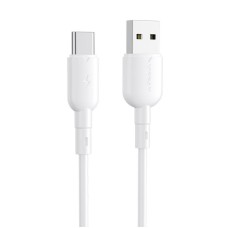 USB - USB-C cable VFAN Colorful X11 3A 1m - White