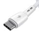 USB – USB-C kabelis VFAN Racing X05 3A 2m – Baltas