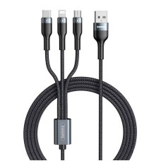 Remax Sury 2 3-in-1 USB cable, 1.2m, 2A