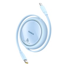 USB kabelis Baseus Free2Pull USB-C iki iP 20W 1m (mėlynas)