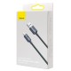 Baseus Crystal Shine cable USB - Lightning 2.4A 2m black