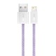 Baseus dinaminis USB - Lightning kabelis 2.4A 1m