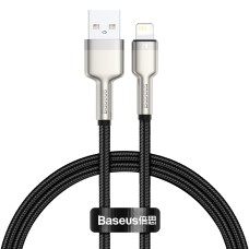 Baseus Cafule USB - Lightning kabelis 2.4A 0.25m - Juodas