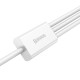 Baseus Superior Series 3in1 laidas USB - microUSB / USB-C / Lightning 3.5A 1.5m - Baltas