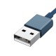 Baseus 3in1 Superior USB kabelis į micro USB / USB-C / Lightning 3.5 A 1.2m - Mėlynas