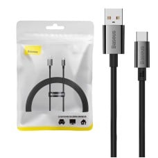 USB laidas per USB-C Baseus Superior 100W 1.5m (juodas)