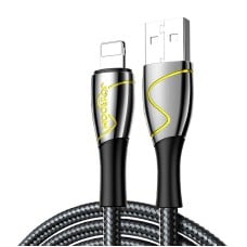 USB laidas, skirtas Lightning Joyroom S-1230K6 2.4A 1.2m (juodas)