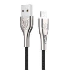 USB-Micro USB cable Vipfan Fingerprint Touch Z04 3A 1.2m