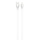 LDNIO USB - Lightning cable 2.4A 0.2m - White