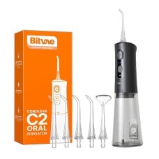Irrigator with nozzle set Bitvae C2 - Black