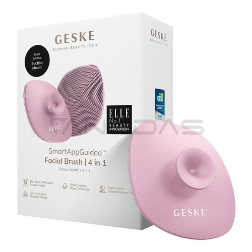 Facial Cleaning Brush 4in1 with Handle Geske with APP (pink)  Facial Cleaning Brush 4in1 with Handle Geske with APP (pink)