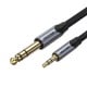 Vention BAUHD TRS 3.5 mm kištukinis 6.35 mm garso kabelis 0.5 m pilkas