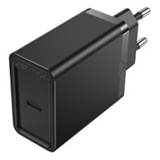 Vention FAIB0-EU USB-C 30W sieninis įkroviklis (juodas)