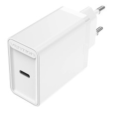 Vention FAIW0-EU USB-C 30W sieninis įkroviklis (baltas)