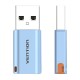 Vention USB adapteris CUAH0, USB-A 3.1 kištukinis USB-C lizdas (pilkas)