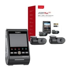 VIOFO A229 PLUS 3 kanalų 2K + 1080p WiFi, GPS