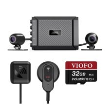 VIOFO MT1 1080p WiFi, GPS motociklo kamera