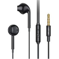 Vipfan M15 in-ear wired headphones 3.5mm AUX 1m - black