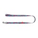 Waudog nylon dog leash, "Summer" pattern, 25 mm wide, length 152-183 cm