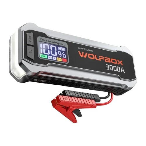 WOLFBOX MegaVolt 16 16 000 mAh 3 000 A užvedimo akumuliatorius WOLFBOX MegaVolt 16 16 000 mAh 3 000 A užvedimo akumuliatorius