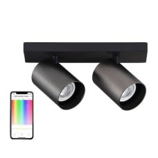 Yeelight lubinis prožektorius YLDDL-0084-B (dvi lemputės), juodas