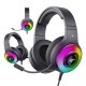Žaidimų ausinės Havit H2042d RGB (juodos)