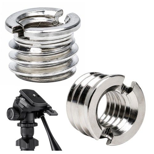 1/4 colio iki 3/8 colio trikojo adapterio varžtas 1/4 colio iki 3/8 colio trikojo adapterio varžtas