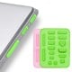 Set of 16 silicone network port covers - green - network port caps Set of 16 silicone network port covers - green - network port caps