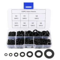 Set of 250 seals - Universal O-rings - washers - rubber grommets