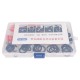 Set of 250 seals - Universal O-rings - washers - rubber grommets