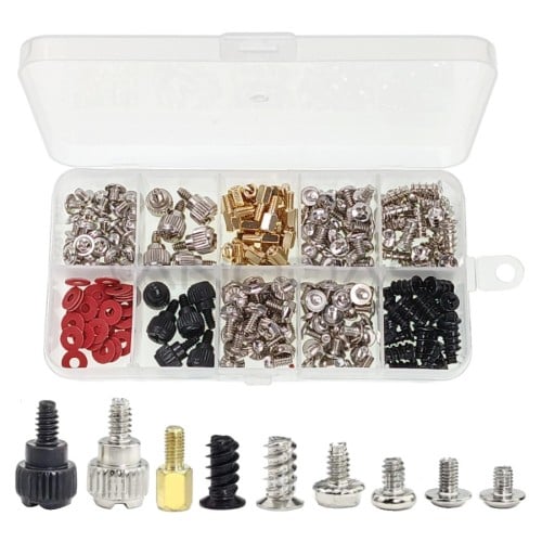 280 varžtų ir poveržlių rinkinys kompiuterio korpusui 280 varžtų ir poveržlių rinkinys kompiuterio korpusui