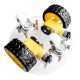 2WD RT-4 robot chassis - 140mm - 2 motors with encoders - mobile platform