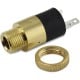 3.5mm headphone jack socket, screwed, gold-plated PJ-392